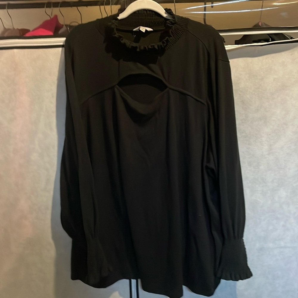 Plus size beautiful cotton top